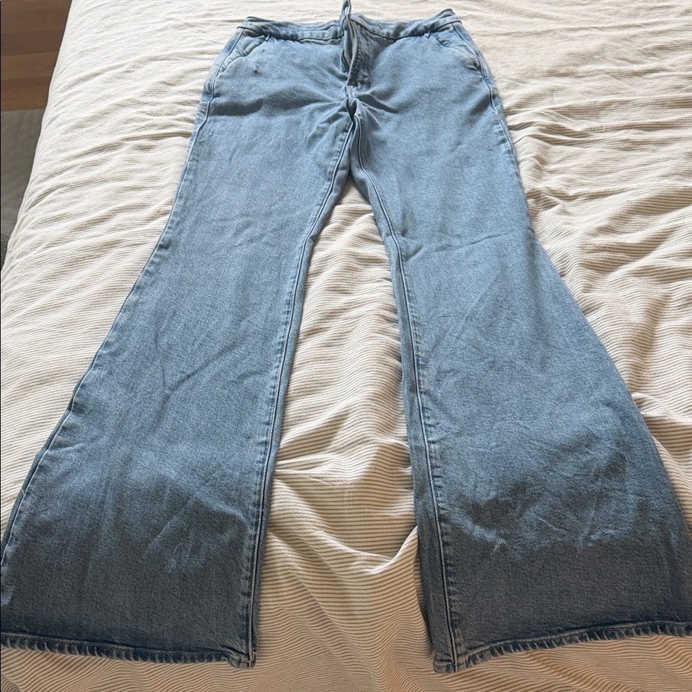 Light Blue Women's Flare Jeans